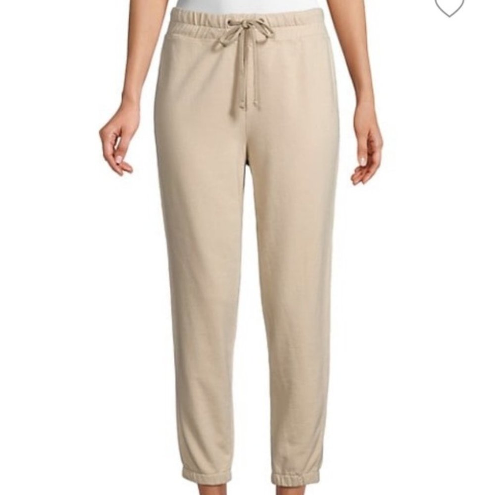 NWT Women’s Standard James Perse tan sweatpants , elastic ankles,size 1 , small